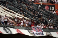 Fans des FC São Paulo machen mobil, Derby gegen Palmeiras, (Foto: T. Hänsch www.unveu.de)