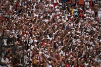 Fans des FC São Paulo beim Derby gegen SE Palmeiras, (Foto: T. Hänsch www.unveu.de)