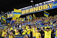 Im Fanblock: Bröndby IF vs. Odense BK, Juli 2012