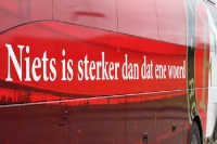 Mannschaftsbus von Feyenoord Rotterdam
