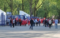 Türkei Fans in Duisburg vor dem Spiel gegen Lettland 28-05-2013