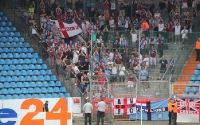 Aston Villa FC Fans in Bochum 14-07-2013