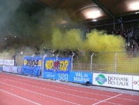 Pyroshow der Ultras von US Creteil gegen SR Colmar 30-11-2012