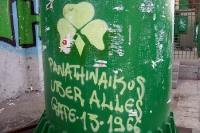 Graffiti am Apostolos-Nikolaidis-Stadion