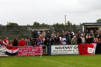 Fans des Derry City FC zu Gast bei den Finn Harps