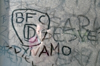 BFC-Dynamo-Logo am Stadion von Dinamo Zagreb