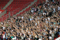 Fans von Hajduk Split bei Slavia Praha