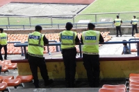 Shah Alam Stadium vor dem Spiel gegen Katar