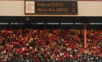 Fans von Deportivo Toluca gegen Boca Juniors 17-04-2013