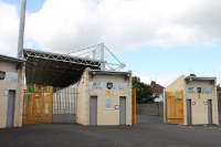 Der Shamrock Park des Portadown FC in Nordirland
