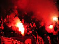 Pyrotechnik beim Pokalspiel Austria Salzburg vs. Sturm Graz
