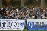 Fans von Flota Swinoujscie gegen Cracovia Krakow