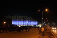 Nach dem Spiel Lech Poznan - Korona Kielce am Stadion Miejski