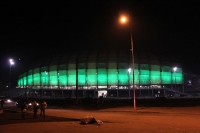 Stadion Miejski (Posen) bei einem Heimspiel von Warta Poznan
