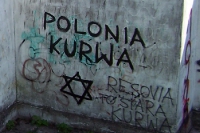 judenfeindliches Graffiti in Polen