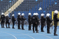 polnische Polizei bei Zawisza Bydgoszcz vs. Wisla Krakow