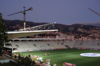 das im Umbau befindliche Estádio dos Barreiros auf Madeira