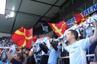 Fans von Malmö FF gegen GAIS Göteborg