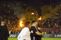 Brände beim Belgrader Derby