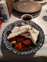 Griechischer Salat in Serbien