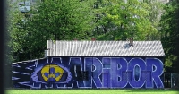 Graffiti des NK Maribor