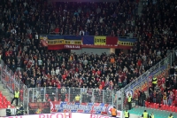 Fans des AC Sparta Praha beim Derby