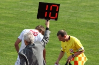 Einwechslung beim Spiel FK Usti nad Labem vs. HFK Olomouc