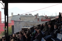Zuschauer im Mestsky Stadion des FK Usti nad Labem