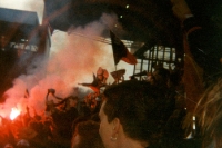 Fãs do Eintracht Frankfurt em Dortmund, os anos 90