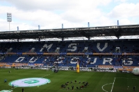 o estádio de MSV Duisburg, na Alemanha ocidental