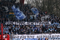 Os fãs de futebol do TSV 1860 Munique