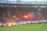 Galatasaray Fans Bengalos in Bochum