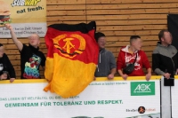 Rostocker Fans unterstützen die U17 in Berlin