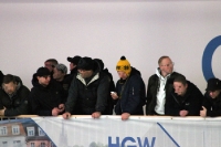 Anhänger von Dynamo Dresden schauen in Potsdam vorbei