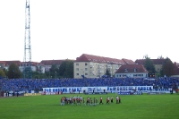 3.000 Fans des FC Magdeburg in Halle
