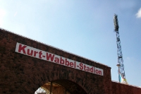 Das Kurt-Wabbel-Stadion in Halle / Saale