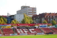 Nostalgie pur: altes Kurt-Wabbel-Stadion des Halleschen FC, 2009