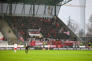Hallescher FC Fans Gästeblock