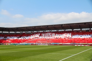 Choreo Halle Fans Hallescher FC vs. Rot-Weiss Essen 20.05.2023