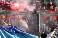 Fans des HSV zünden Pyrotechnik in Cottbus