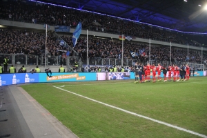 HSV Fans Stimmung in Duisburg
