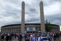 Berliner Olympiastadion vor dem Spiel Hertha BSC - Fortuna Düsseldorf