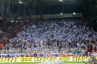 Fans von Hertha BSC beim Derby bei Union Berlin