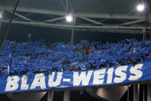Hertha-Fans in Leipzig