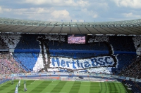 Hertha BSC, Ostkurve beim Spiel gegen Werder Bremen