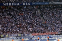 Spruchband in der Ostkurve beim Spiel gegen Dynamo Dresden
