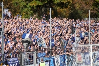 Fans und Ultras des KSC im Babelsberger Karli