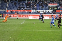 Spielszenen KSC beim MSV Duisburg