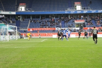 Spielszenen KSC beim MSV Duisburg