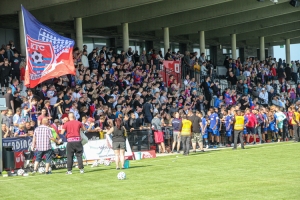 KFC Uerdingen Fans im Spiel gegen Alemannia Aachen Spielfotos 04-09-2021